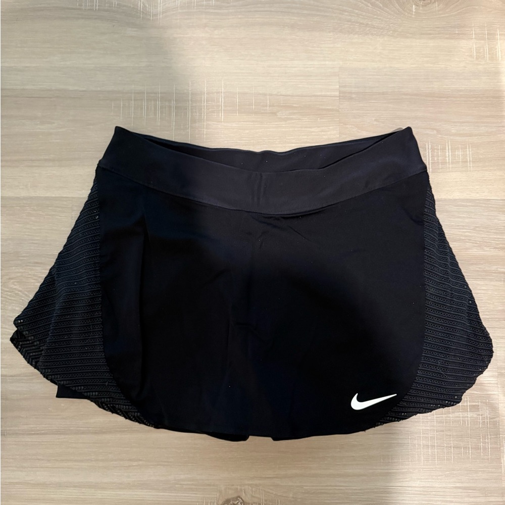 Nike Women's Black Skort with White Logo